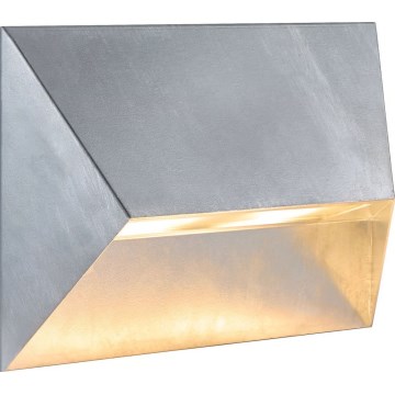 Nordlux - Applique murale d'extérieur PONTIO 2xGU10/25W/230V IP54 argentée