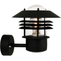 Nordlux - Applique murale d'extérieur VEJERS 1xE27/60W/230V IP54 noire