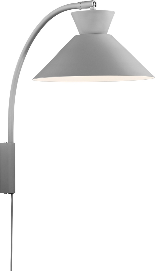 Nordlux - Applique murale DIAL 1xE27/40W/230V gris