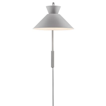 Nordlux - Applique murale DIAL 1xE27/40W/230V gris