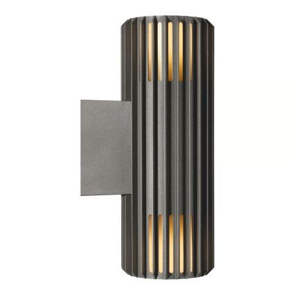 Nordlux - Applique murale extérieure ALUDRA 2xE27/15W/230V IP54 anthracite
