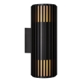 Nordlux - Applique murale extérieure ALUDRA 2xE27/15W/230V IP54 noir