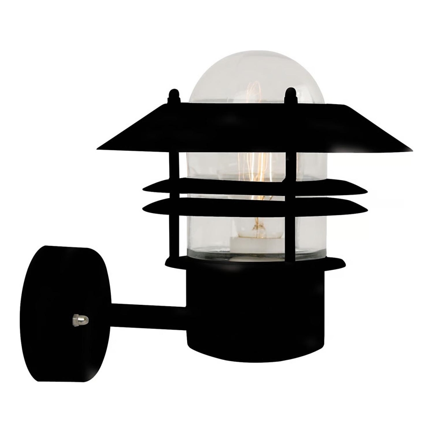 Nordlux - Applique murale extérieure BLOKHUS 1xE27/60W/230V IP54 noir