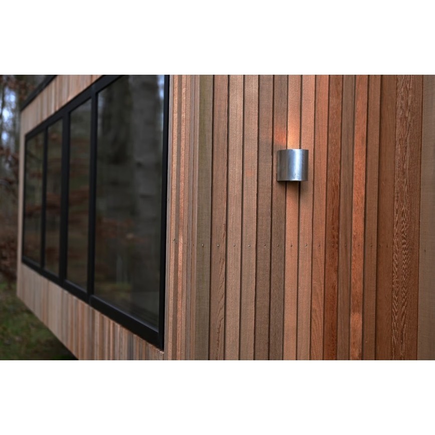 Nordlux - Applique murale extérieure LED CANTO 2xLED/6W/230V IP44 argentée