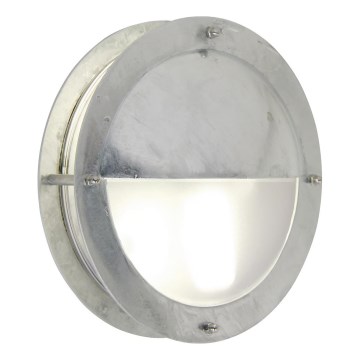 Nordlux - Applique murale extérieure MALTA 1xE27/60W/230V IP54 argent