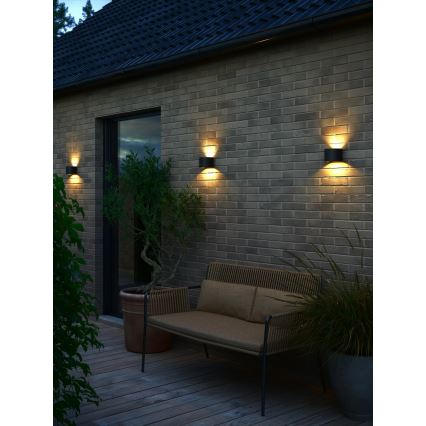 Nordlux - Applique murale extérieure MILDA LED, 4,9 W, 230 V, IP44, noir