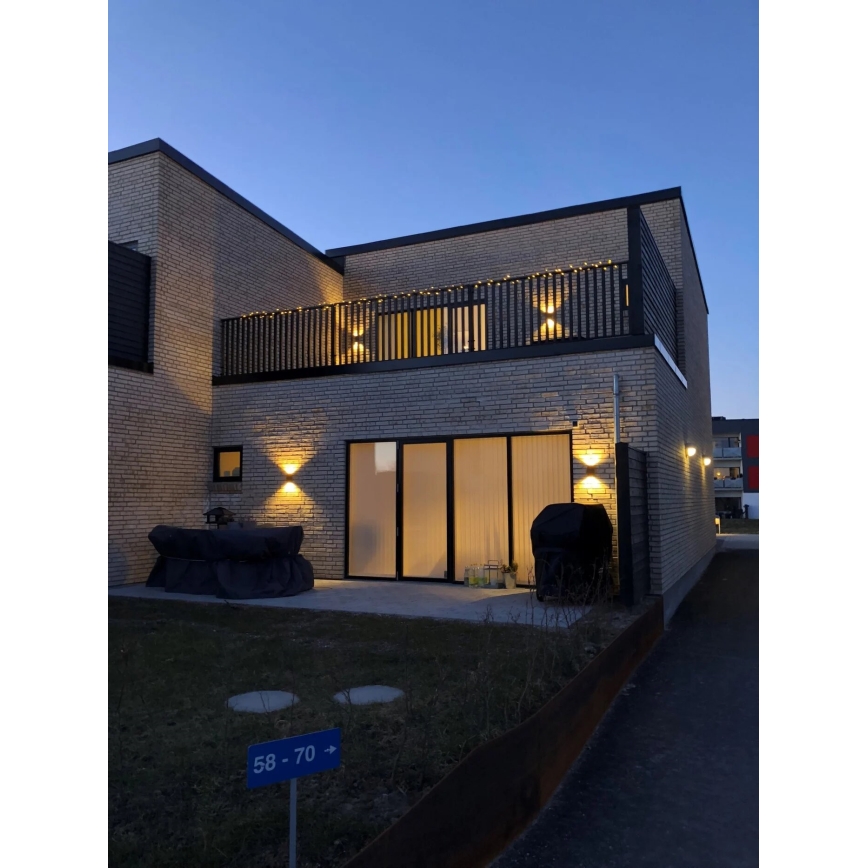 Nordlux - Applique murale extérieure ROLD LED/10,5W/230V 3000K IP54 noir