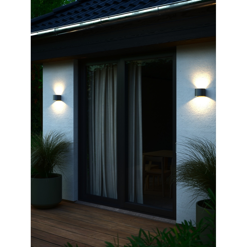 Nordlux - Applique murale LED d'extérieur MILDA/4,9 W/230 V IP44 anthracite