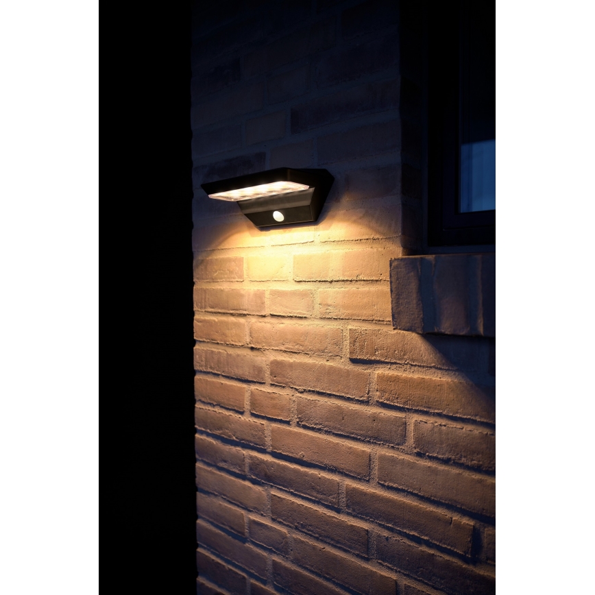 Nordlux - Applique murale solaire avec détecteur AGENA LED/5W/3,7V IP44 2200 mAh
