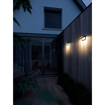 Nordlux - Applique murale solaire avec détecteur AGENA LED/5W/3,7V IP44 2200 mAh