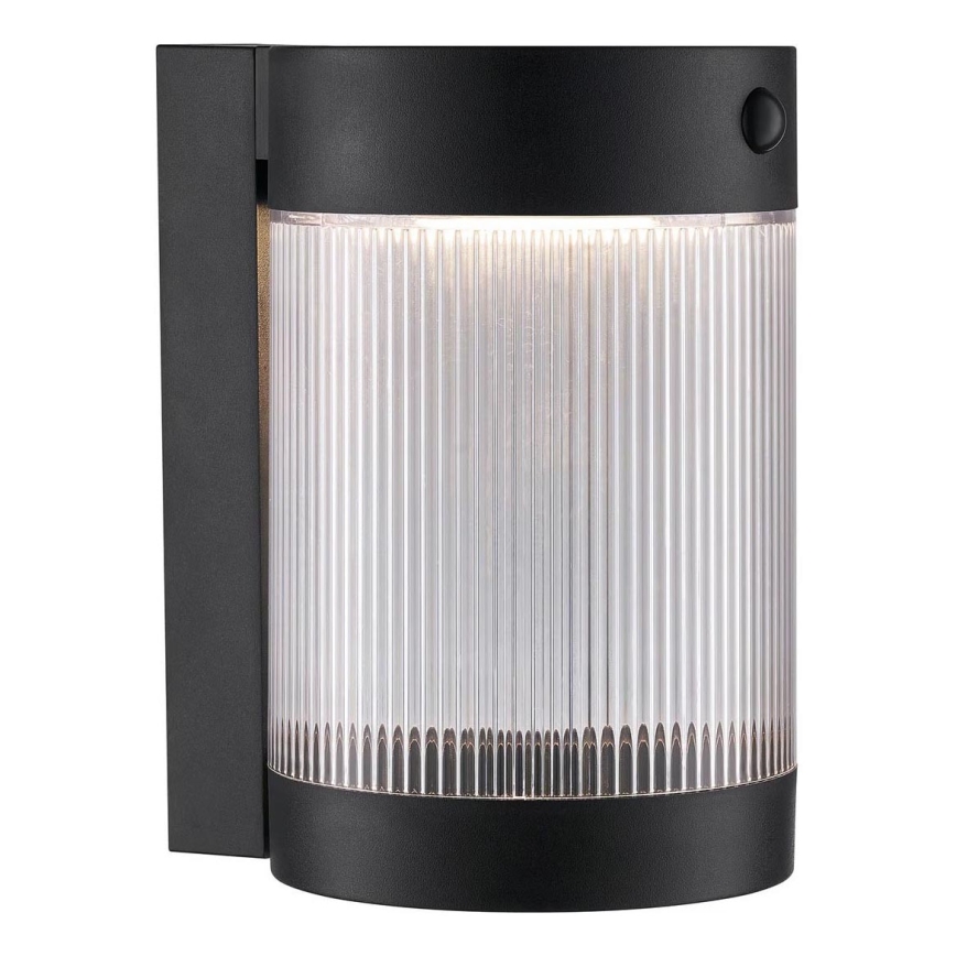 Nordlux - Applique murale solaire avec détecteur COUPAR LED/3,2W/5V 3000K IP44 1800 mAh noir