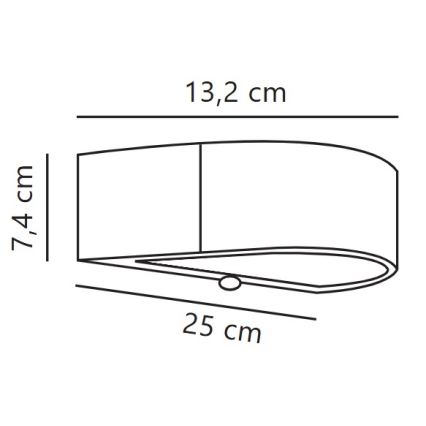 Nordlux - Applique murale solaire avec détecteur MONAY LED/5W/5V 3000K IP44