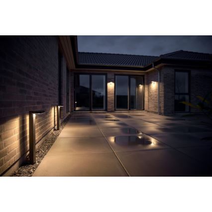 Nordlux - Applique murale solaire avec détecteur RICA LED/5W/3,7V IP44 2200 mAh carré