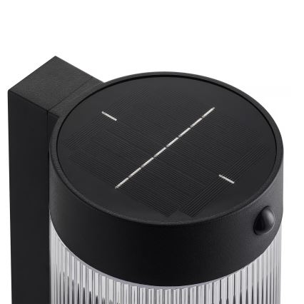Nordlux - Applique murale solaire avec détecteur COUPAR LED/3,2W/5V 3000K IP44 1800 mAh noir