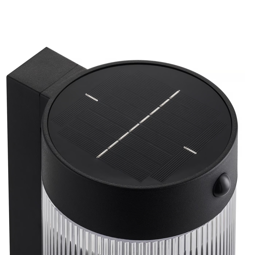 Nordlux - Applique murale solaire avec détecteur COUPAR LED/3,2W/5V 3000K IP44 1800 mAh noir