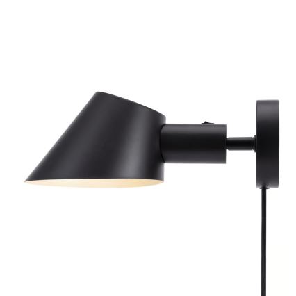 Nordlux - Applique murale STAY 1xE27/60W/230V noire