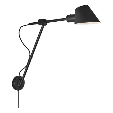 Nordlux - Applique murale STAY 1xE27/60W/230V noire