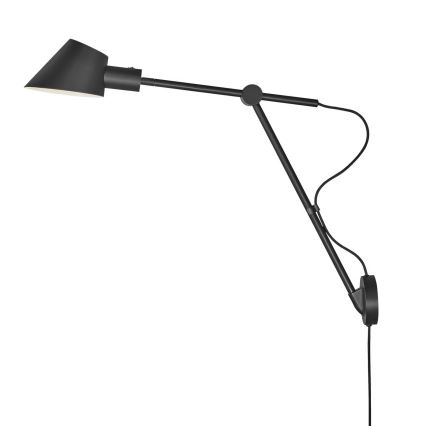 Nordlux - Applique murale STAY 1xE27/60W/230V noire