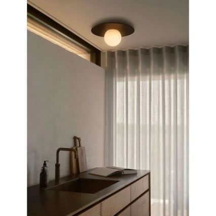 Nordlux - Badkamer plafondlamp SIONA 1xE27/60W/230V IP44 zwart