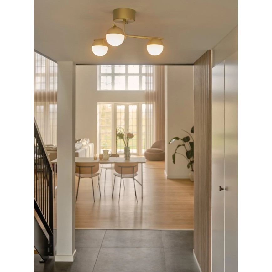 Nordlux - Bevestigde hanglamp CONTINA 3xG9/5W/230V messing