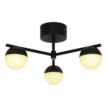 Nordlux - Bevestigde hanglamp CONTINA 3xG9/5W/230V zwart