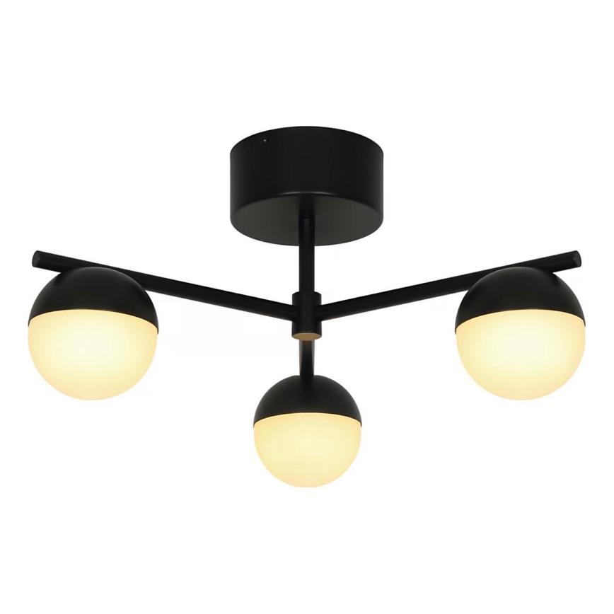 Nordlux - Bevestigde hanglamp CONTINA 3xG9/5W/230V zwart