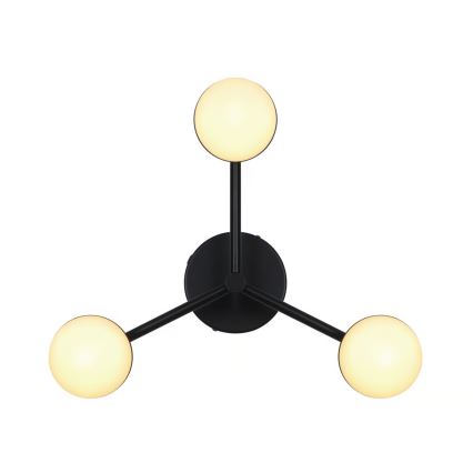 Nordlux - Bevestigde hanglamp CONTINA 3xG9/5W/230V zwart