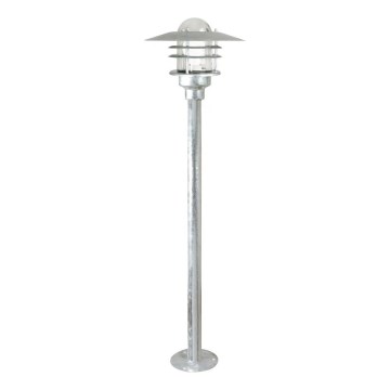 Nordlux - Buitenlamp AGGER 1xE27/60W/230V IP54 zilverkleurig
