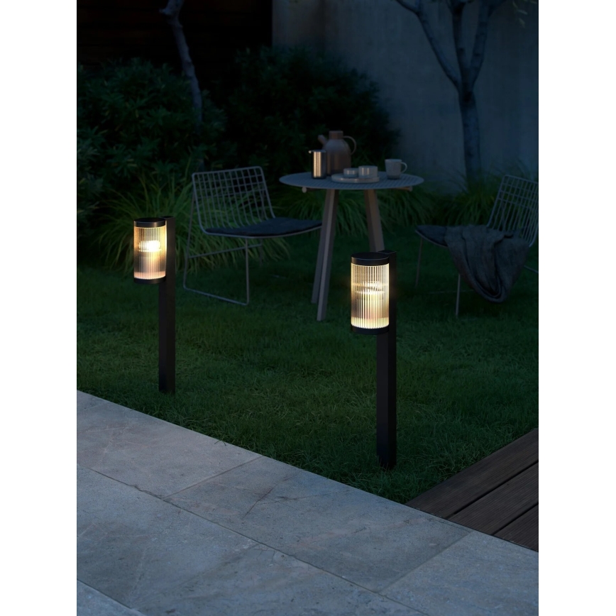 Nordlux - Buitenlamp COUPAR 1xE27/25W/230V IP54 80 cm zwart
