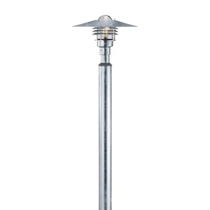 Nordlux - Buitenlamp VEJERS 1xE27/60W/230V IP54 zilver 130 cm