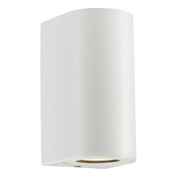Nordlux - Buitenmuurlamp CANTO 2xGU10/28W/230V IP44 wit