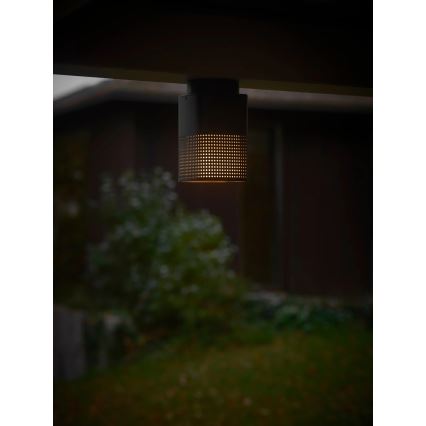 Nordlux - Buitenplafondlamp SIDARA 1xE27/15W/230V IP54 zwart