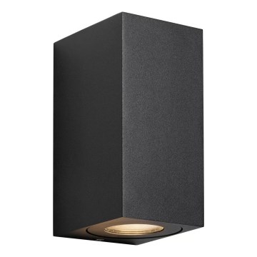 Nordlux - Buitenwandlamp CANTO 2xGU10/28W/230V IP44 zwart