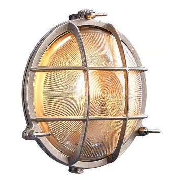 Nordlux - Buitenwandlamp POLPERRO 1xE27/12,5W/230V IP64 grijs