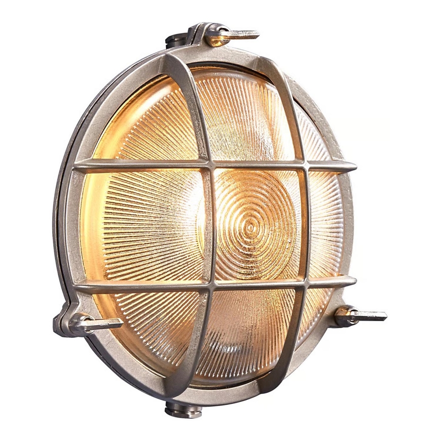 Nordlux - Buitenwandlamp POLPERRO 1xE27/12,5W/230V IP64 grijs