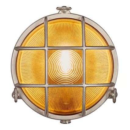 Nordlux - Buitenwandlamp POLPERRO 1xE27/12,5W/230V IP64 grijs