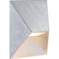 Nordlux - Buitenwandlamp PONTIO 1xGU10/25W/230V IP54 zilverkleurig