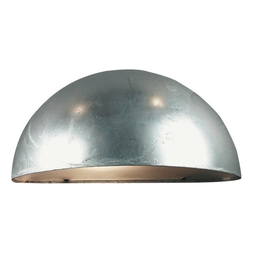 Nordlux - Buitenwandlamp SCORPIUS 1xE27/60W/230V IP33 zilverkleurig