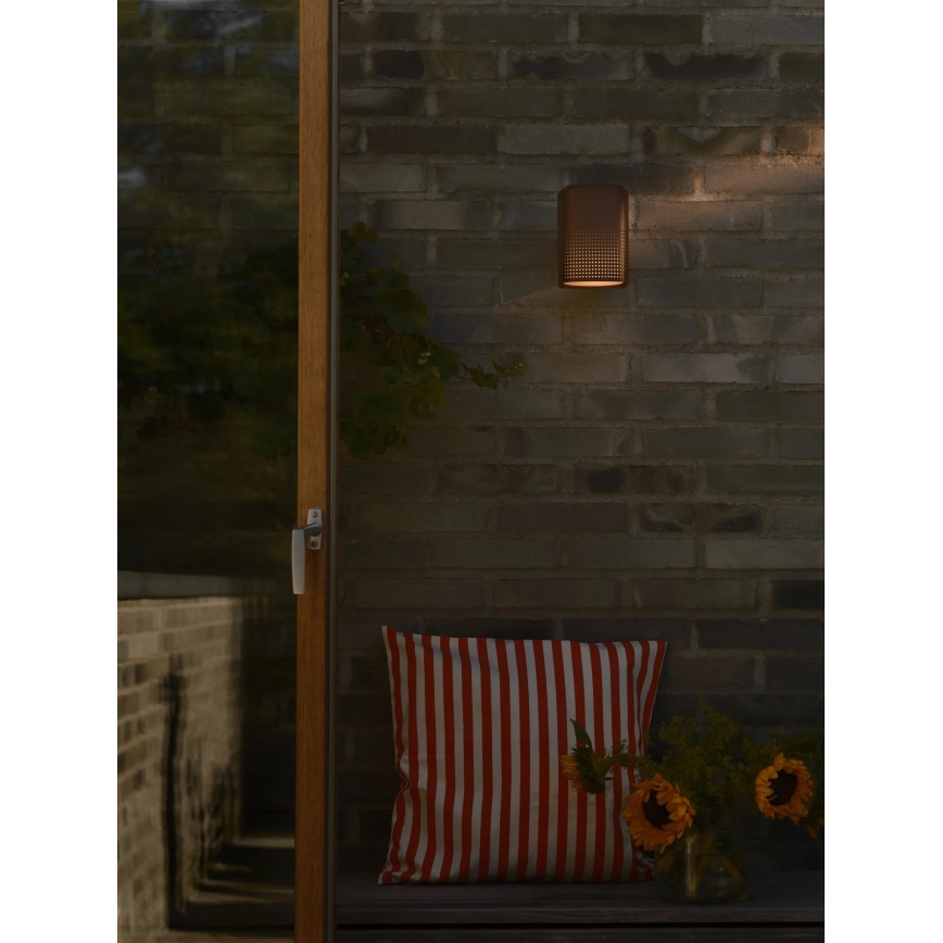 Nordlux - Buitenwandlamp SIDARA 1xE27/15W/230V IP54 bruin