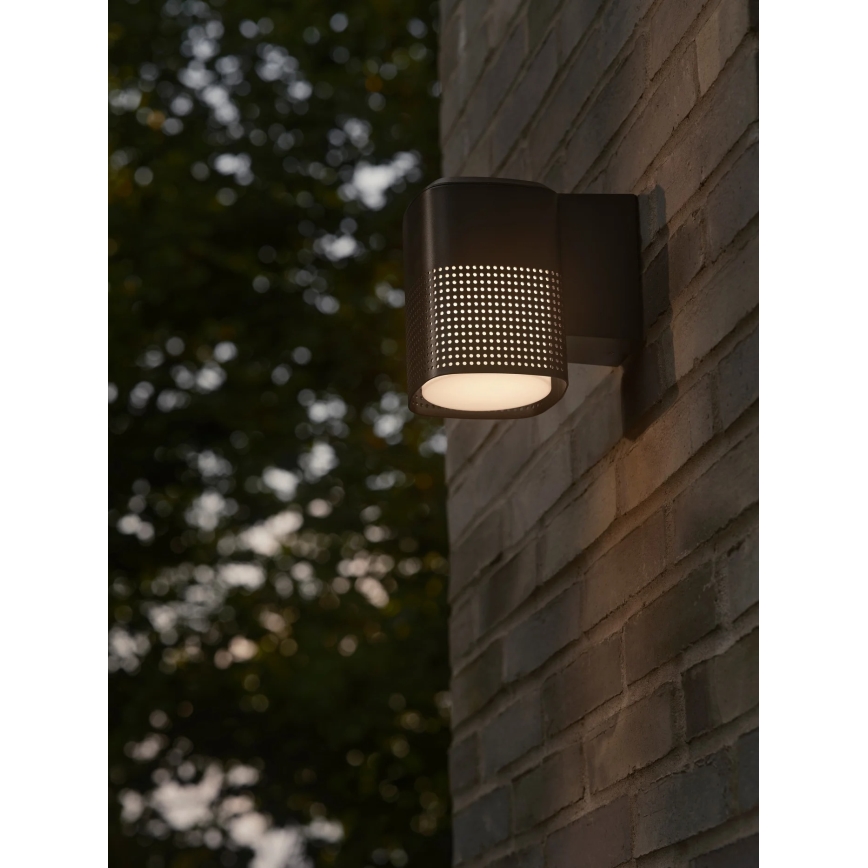 Nordlux - Buitenwandlamp SIDARA 1xE27/15W/230V IP54 zwart