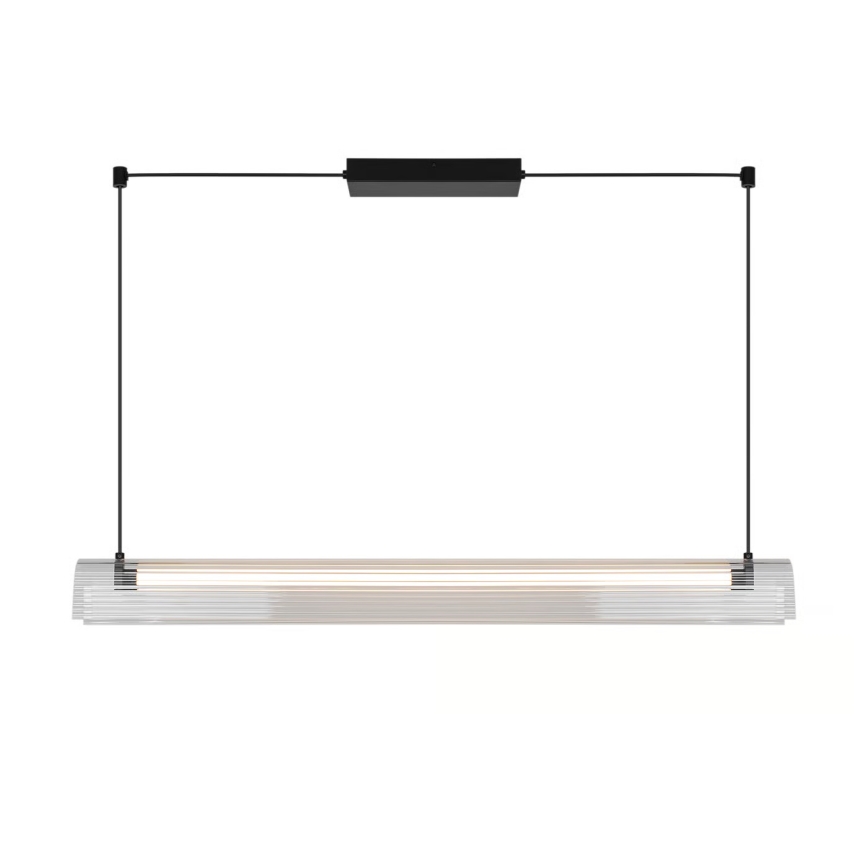 Nordlux - LED Dimbare pendellamp met kabelophanging ALIANI LED/20W/230V 3000K 100 cm zwart/helder