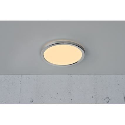 Nordlux - LED-dimbare plafondlamp voor badkamer OJA LED/14,5W/230V 3000/4000K IP54 Ø 30 cm