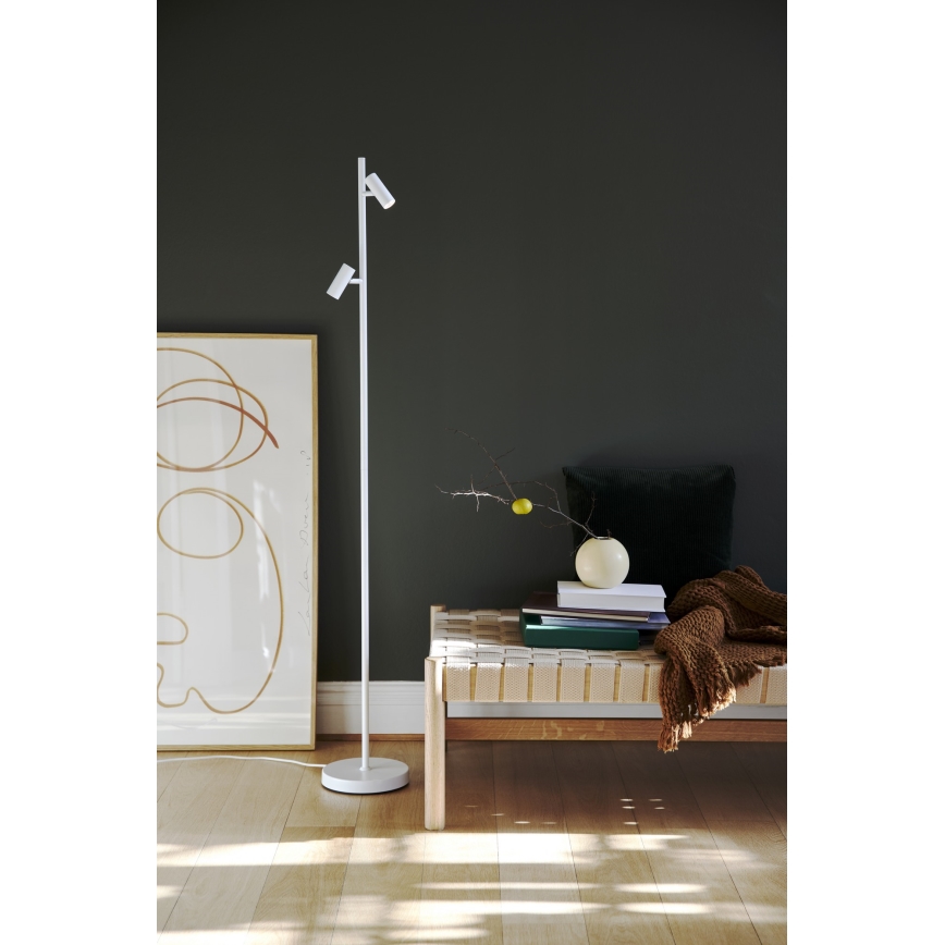 Nordlux - LED Dimbaar aanraken Staande lamp OMARI 2xLED/3,2W/230V wit