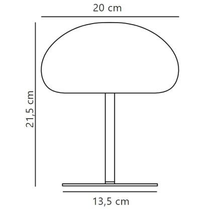 Nordlux - Dimbare LED tafellamp voor buiten SPONGE LED/4,8W/3,7V IP65