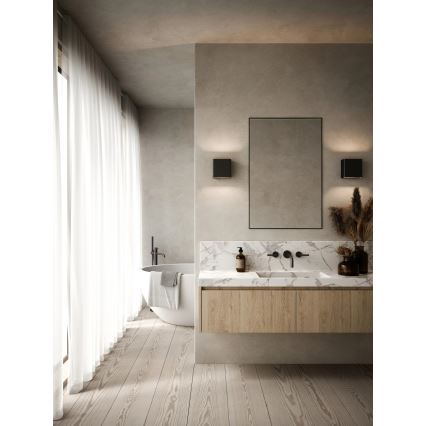 Nordlux - Dimbare LED buitenwandlamp TURN LED/13,8W/230V IP54 zwart