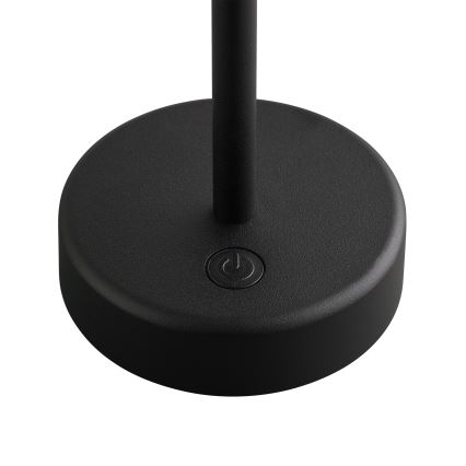 Nordlux - LED dimbare oplaadbare buitentafellamp ELLEN LED/2,8W/3,7V 2200 mAh IP44 zwart