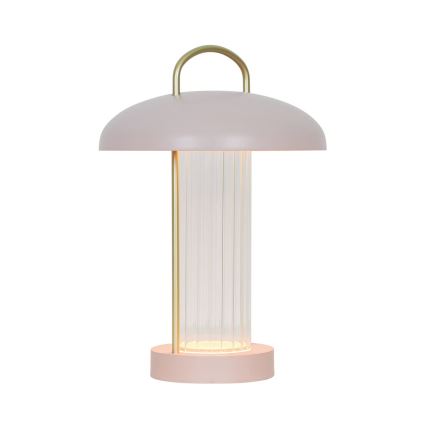 Nordlux - MIRANO LED tafellamp, dimbaar en oplaadbaar, met aanraakbediening, LED/3W/3,7V, roze