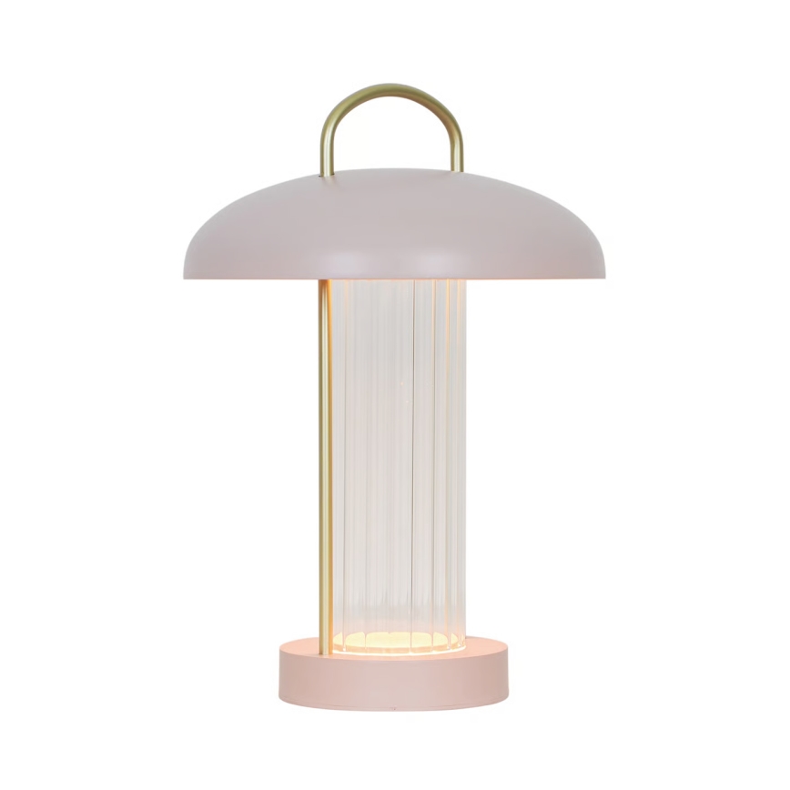 Nordlux - MIRANO LED tafellamp, dimbaar en oplaadbaar, met aanraakbediening, LED/3W/3,7V, roze