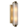 Nordlux - Éclairage de miroir NIMAL pour salle de bains 2xE14/25W/230V IP44, laiton