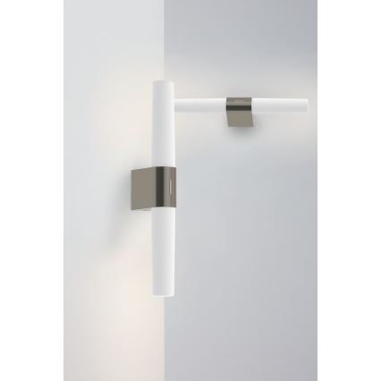 Nordlux - Eclairage de miroir salle de bain à intensité variable HELVA LED/9,5W/230V IP44 3000/4000K CRI 90 chrome mat
